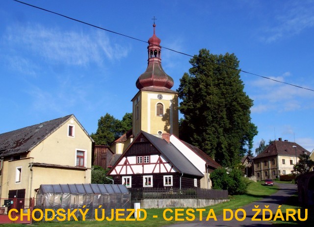 CHODSKÝ ÚJEZD - kostelík a cesta do ŽĎÁRU